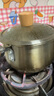 雙槍316L不銹鋼小奶鍋輔食鍋湯鍋泡面蒸鍋燃?xì)怆姶艩t16cm帶蓋 曬單實(shí)拍圖