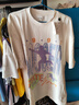 HOLLISTER【涼感印花T】25夏新款情侶寬松T恤男裝女裝KI323-5008 奶油色 XL (180/116A) 曬單實拍圖