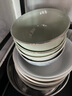蘇氏陶瓷（SUSHI CERAMICS）浮雕青瓷描金小草米飯碗湯碗4.5英寸6個(gè)裝J0985 曬單實(shí)拍圖