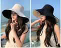 FitonTon防曬帽女遮陽(yáng)帽夏季戶外海邊騎車(chē)太陽(yáng)帽百搭帽子女雙面可戴漁夫帽 曬單實(shí)拍圖