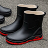 回力雨鞋男短筒防滑防水鞋戶(hù)外洗車(chē)外賣(mài)騎手釣魚(yú)耐磨雨靴套鞋5388紅41 曬單實(shí)拍圖