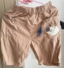 巴厘小豬寶寶七分褲夏季薄款男女童休閑褲超萌可愛(ài)嬰幼兒夏裝純棉兒童褲子 奶咖 100 曬單實(shí)拍圖