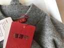 恒源祥羊絨衫加厚款女士秋冬款純色純山羊絨套頭衫女保暖羊絨毛衣打底 大紅  低領(lǐng) 2XL (175) 曬單實(shí)拍圖