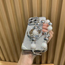skingcond水鉆鏡子蘋(píng)果16promax手機殼iPhone15全包14閃粉13防摔12軟11 【太空銀】邊框美鉆鏡子磁吸殼 iPhone 16 plus 曬單實(shí)拍圖