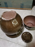 豚鹿四川泡菜壇子家用土陶老壇子酸菜缸密封瓦罐專(zhuān)用腌菜壇陶瓷咸菜罐 8斤容水量【配內蓋】 曬單實(shí)拍圖