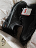 斯凱奇（Skechers）男士運(yùn)動(dòng)皮鞋軟底足弓支撐運(yùn)動(dòng)鞋系帶紳士商務(wù)鞋 BLK黑色 41 曬單實(shí)拍圖