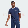 阿迪達(dá)斯 （adidas）三葉草 男子3-STRIPES TEE運(yùn)動(dòng) 短袖上衣IA4850 A/L碼 曬單實(shí)拍圖