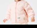 巴拉巴拉兒童羽絨服三防衣服輕薄棒球領(lǐng)外套男女童裝2025新款秋冬裝碎花萌 夢(mèng)幻桃子粉-白鴨絨-208424107217 90 充絨量28g 曬單實(shí)拍圖