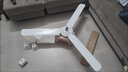 艾美特（AIRMATE）吊扇電風(fēng)扇家用客廳1.4米56吋樓頂扇大風(fēng)力吸頂電風(fēng)扇工業(yè)工廠(chǎng)宿舍銅芯電機風(fēng)扇 帶調速器 FZ5613 曬單實(shí)拍圖