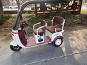 安路騎 ON ROAD RIDING新款國標帶棚電動(dòng)三輪車(chē)家用接送孩子電瓶車(chē)老年人休閑代步三輪車(chē) 國標帶棚72伏/1200瓦/超威23安黑金130里 曬單實(shí)拍圖