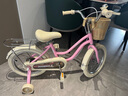 鳳凰（Phoenix）兒童自行車兒童單車6-10歲小孩自行車3-6歲兒童腳踏車女孩自行車 16寸櫻霞粉丨編織車筐+后座+禮包 曬單實(shí)拍圖