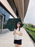 京悠雨遮陽(yáng)傘抗UV防曬傘女夏晴雨傘隔熱兩用小巧可攜式遮陽(yáng)傘兒童 少女粉【UPF2000+防曬+鈦合金傘架】 曬單實(shí)拍圖