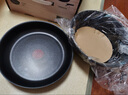 特福（Tefal）鍋具套裝百變鍋可拆卸煎炒鍋有鈦不粘鍋六件套千葉玫瑰紅 曬單實拍圖