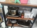 蔓斯菲爾廚房多功能置物架落地切菜桌子工作臺多層微波爐鍋具收納架窄邊柜 曬單實(shí)拍圖