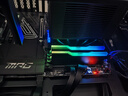 光威（Gloway）96GB(48GBx2) DDR5 6400 臺式機(jī)內(nèi)存條 龍武 RGB燈條 海力士M-die CL32 星空黑 曬單實(shí)拍圖
