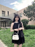 CinvaiKrose【葉一茜同款】凱莉包包女款2025年手提女包斜挎包教師節(jié)禮物生日 奶油白【送女友老婆女生禮物走心】 曬單實拍圖