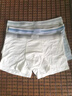 FitonTon男士內(nèi)褲男式純棉透氣10A抗菌內(nèi)襠青少年四角褲平角短褲衩3條2XL 曬單實拍圖