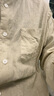無(wú)印良品（MUJI）男式 漢麻水洗 立領(lǐng) 長(cháng)袖襯衫 男士襯衣外套男裝25年夏季AC216A5S 淡綠色 M (170/92A) 曬單實(shí)拍圖