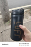 隨行咖啡杯男簡約車載保溫杯女士戶外便攜保冷吸管水杯 暮色黑 曬單實拍圖