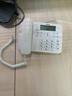 飛利浦(PHILIPS）電話(huà)機座機 固定電話(huà) 辦公家用 來(lái)電顯示 雙接口 免電池 CORD118白色 曬單實(shí)拍圖