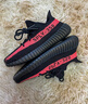 阿迪達(dá)斯Yeezy350黑粉椰子夏日透氣青少年學(xué)生運(yùn)動(dòng)休閑鞋 36.5 曬單實(shí)拍圖