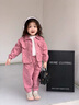 G.DUCKKIDS女童春裝百搭牛仔外套套裝2025新款兒童洋氣春秋款薄款休閑兩件套 粉色 【牛仔套裝】aeaiocg 120 cm 【建議身高115cm左右】 曬單實(shí)拍圖
