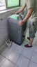 海爾（Haier）波輪洗衣機(jī)小型全自動(dòng)懶人家用【XQB80-Z10D0】家電國(guó)家補(bǔ)貼20%以舊換新一級(jí)能效宿舍出租房單脫水 曬單實(shí)拍圖