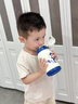 可優(yōu)萌指紋保溫杯兒童智能解鎖指紋水杯小學(xué)生上學(xué)專用316l不銹鋼杯子 薰衣草紫 550ml 指紋解鎖+杯套 曬單實(shí)拍圖