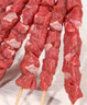 原切羔羊腿肉串160g（8串） 曬單實(shí)拍圖