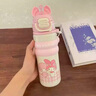 GULOO兒童水杯庫(kù)洛米保溫杯小學(xué)生上學(xué)專用女生高顏值吸管杯子可愛(ài)水壺 庫(kù)洛米 500ml 曬單實(shí)拍圖