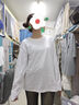 讓霧白色長(cháng)袖t恤女打底衫可外穿洋氣款全棉100%純棉上衣內搭寬松秋衣 簡(jiǎn)約白色純棉寬松長(cháng)袖 M 【建議80-120斤】 曬單實(shí)拍圖