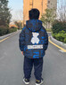 MOKITOUL國際大牌男童加絨外套冬裝2025新款兒童派克服秋冬季加厚寶寶棉服 藍色 130cm建議6周歲左右身高130左右 均碼 曬單實拍圖