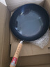 章丘鐵鍋正宗手工鍛打鐵鍋無(wú)涂層物理不粘鍋炒鍋老式家用炒菜鍋廚具輕音 標(biāo)準(zhǔn)版古法烤藍(lán)（已干燒） 32cm 曬單實(shí)拍圖