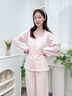 芬也（FENYE）月子服夏季薄款純棉孕婦哺乳睡衣十月份產(chǎn)婦產(chǎn)后純色家居服套裝 粉漫霧柔【山云棉 7A抑菌】 L 曬單實拍圖