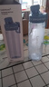 樂(lè)扣樂(lè)扣水杯大容量夏季耐高溫便攜泡茶杯運(yùn)動(dòng)水壺男女學(xué)生耐摔直飲杯水瓶 【便攜提手】空境藍(lán)850ml 曬單實(shí)拍圖