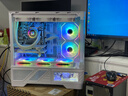 瓦爾基里（VALKYRIE）VK03-M WHITE 白色 M-ATX 游戲電腦臺式機箱 支持360水冷 6.2吋觸摸屏 曲面玻璃270°海景房 曬單實拍圖