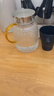 富光耐熱玻璃涼水壺大容量家用果汁杯花茶杯茶壺冷水壺錘紋壺1200ML 曬單實(shí)拍圖