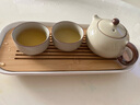 尚言坊汝窯功夫茶具整套帶茶盤(pán)一人用陶瓷高檔家用泡茶茶杯茶壺器具套裝 曬單實(shí)拍圖