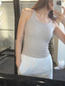 Lee Cooper帶胸墊一體式吊帶背心女外穿內搭休閑百搭美背打底上衣修身顯瘦 曬單實(shí)拍圖