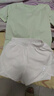 優(yōu)優(yōu)1點(diǎn)（Yoyo one）兒童網(wǎng)球服夏季速干衣短袖2025新款女童運動(dòng)套裝羽毛球訓練服透氣 18530白色+19146綠色 150 曬單實(shí)拍圖