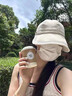 貓人帽子女大帽檐趙露思同款棒球帽女大頭圍太陽鴨舌帽遮陽防曬帽子 米白色 均碼56-60 曬單實(shí)拍圖