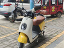 立馬【七夕禮物】電動摩托車MINI 80公里長續(xù)航1200W電機(jī)60V20Ah鉛酸電池家用校園通勤電動車 檸檬密黃 曬單實(shí)拍圖