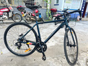 沃雷頓（VORLAD）公路自行車(chē)追風(fēng)300禧瑪諾14速培林花鼓碟剎鋁合金車(chē)架運動(dòng)公路車(chē) 藍黑色 曬單實(shí)拍圖