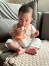 硯璽嬰兒喇叭玩具6個月可吸可吹可啃咬嬰兒小喇叭0-1歲可吹響可啃咬 【橙色款】送掛繩 曬單實拍圖