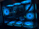 叢林豹棱鏡4pro升級6pro 機箱風(fēng)扇12CM散熱風(fēng)扇神光同步5V3針ARGB幻彩溫控12厘米4pin pwm海景房風(fēng)扇靜音 棱鏡6 PRO【黑色正葉】 曬單實拍圖