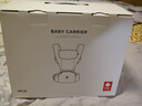 babycare腰凳嬰幼兒背帶寶寶0-36月外出前后抱式 抱娃神器透氣四季通用 卡斯爾灰【輕薄透氣款】 解放雙手 曬單實(shí)拍圖