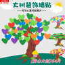 榮花施心愿樹(shù)許愿墻蘋(píng)果大樹(shù)幼兒園教室黑板報布置裝飾文化墻貼畫(huà)照片墻 許愿樹(shù)墻貼材料包一套 曬單實(shí)拍圖