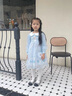 G.DUCKKIDS女童愛莎公主裙春裝春秋洋氣裙子2025新款兒童寶寶春季艾莎連衣裙 粉紅色 加包包 100 曬單實(shí)拍圖