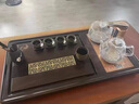 黑烏檀木茶盤(pán)整塊實(shí)木雕刻家用茶臺全自動(dòng)電磁爐一體燒水茶具托盤(pán) 單茶盤(pán)85*45*4.5cm 曬單實(shí)拍圖