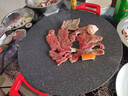 颯望【德國】電烤盤家用烤肉盤無煙不粘多功能涮烤一體麥飯石圓形多功能大功率烤鍋燒烤煎肉電燒烤爐 36CM麥飯石烤肉盤【適用3-6人】  1層 曬單實拍圖